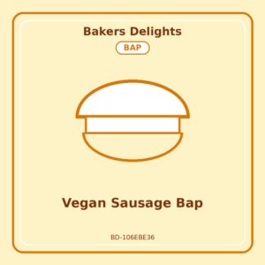 Vegan sausage bap